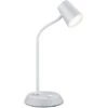 Trio LED Tischleuchte Narcos Weiß Matt 380 Mm X 150 Mm X 230 Mm