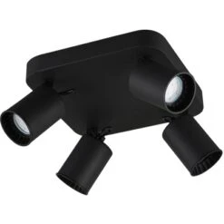 Trio Strahler Pago 4-flammig Schwarz Matt 150 Mm X 240 Mm X 240 Mm