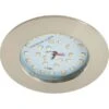 Briloner LED-Einbauleuchte Nickel Matt Starr Ø 10 Cm