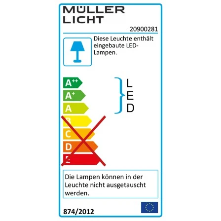 Müller Licht LED-Unterbauleuchte Risa Weiß 43,9 Cm EEK: A+ 2 Müller Licht LED-Unterbauleuchte Risa Weiß 43,9 Cm EEK: A+ – Bild 2