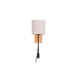 Trio LED-Wandleuchte Nilam 1-flammig Naturbelassen 18 Cm X 38 Cm -Globo Deutschland Verkaufsgeschäft 613061 2451 6