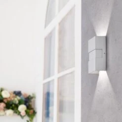 Fischer & Honsel LED-Außenleuchte Oslo Silber -Globo Deutschland Verkaufsgeschäft 620923 1546 AB 4