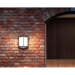 Philips LED-Außenwandleuchte Mit Bewegungsmelder Stock Anthrazit