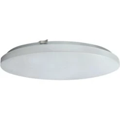 LED-Wand- Und Deckenleuchte Weiß 24 W Rund Stahl