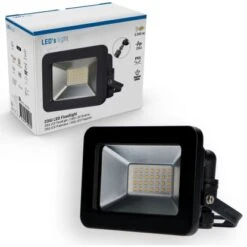 LED-Strahler 4000 K IP65 Sanan LED 20 W 2200 Lm Schwarz -Globo Deutschland Verkaufsgeschäft 692689 11020200 03