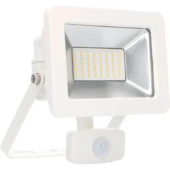 LED-Strahler 4000 K IP44 Sensor Sanan LED 30 W 3300 Lm Weiß