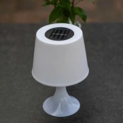 Solar-Tischleuchte Melbourne 5 Lm 3600 K IP44 Sensor Weiß -Globo Deutschland Verkaufsgeschäft 693226 11020200 06