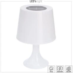 Solar-Tischleuchte Melbourne 5 Lm 3600 K IP44 Sensor Weiß -Globo Deutschland Verkaufsgeschäft 693226 11020200 09