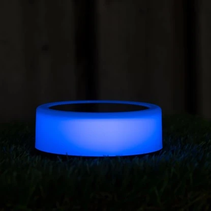 Solarleuchte Sydney Mit Erdspieß 1 Lm 2700 K + RGB IP44 Sensor Weiß 4 Solarleuchte Sydney Mit Erdspieß 1 Lm 2700 K + RGB IP44 Sensor Weiß – Bild 4