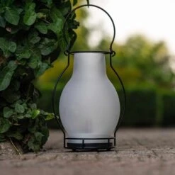 Solar-Laterne Bogota 3 Lm 1600 K IP44 Sensor Weiß -Globo Deutschland Verkaufsgeschäft 693231 11020200 04