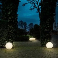 LED Bodenlicht Siam 4,5 W 470 Lm 2700 K IP65 E27 Mit Sensor Grau -Globo Deutschland Verkaufsgeschäft 693302 11020200 06