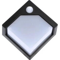 Solar-Wandleuchte Pretoria 1 W 50 Lm 2700 K IP44 Sensor Schwarz -Globo Deutschland Verkaufsgeschäft 693315 11020200 07