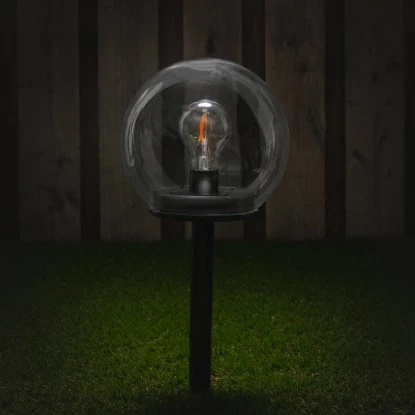 Solarleuchte Benoni Mit Erdspieß 7 Lm 2000 K IP44 Sensor Schwarz 2 Solarleuchte Benoni Mit Erdspieß 7 Lm 2000 K IP44 Sensor Schwarz – Bild 2