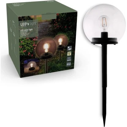Solarleuchte Benoni Mit Erdspieß 7 Lm 2000 K IP44 Sensor Schwarz 4 Solarleuchte Benoni Mit Erdspieß 7 Lm 2000 K IP44 Sensor Schwarz – Bild 4