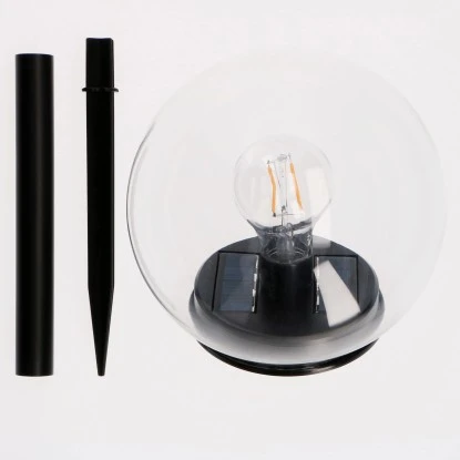 Solarleuchte Benoni Mit Erdspieß 7 Lm 2000 K IP44 Sensor Schwarz 7 Solarleuchte Benoni Mit Erdspieß 7 Lm 2000 K IP44 Sensor Schwarz – Bild 7