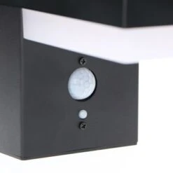 Solar-Wandleuchte 3,3 W 600 Lm 2700 K IP44 Sensor Schwarz -Globo Deutschland Verkaufsgeschäft 693362 11020200 08