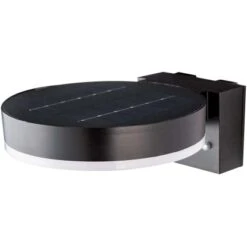 Solar-Wandleuchte Marseille 6 W 600 Lm 2700 K IP44 Sensor Schwarz -Globo Deutschland Verkaufsgeschäft 693405 11020200 09