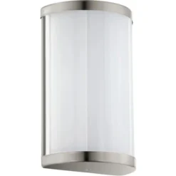 Eglo LED-Wandlampe Cupella Weiß-Nickel Matt