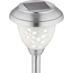 LED-Solarspieß Pirenta Blume Edelstahl -Globo Deutschland Verkaufsgeschäft 720351 3299 2