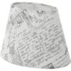 Eglo Lampenschirm Mit Druck Grau 25 Cm X 16 Cm