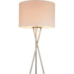 Globo Stehleuchte Gustav Weiß-Nickel Matt -Globo Deutschland Verkaufsgeschäft 732376 3749 24685n 2