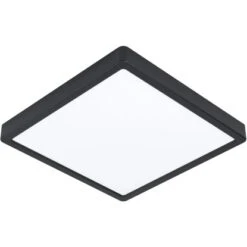 Eglo LED-Deckenleuchte Argolis 2 Eckig Schwarz Weiß