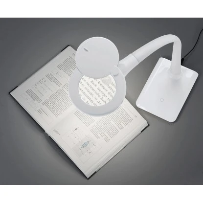 Trio LED-Lupenleuchte Lupo Weiß 2 Trio LED-Lupenleuchte Lupo Weiß – Bild 2