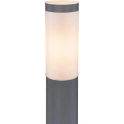 Globo Außenleuchte Boston Edelstahl Anthrazit-Opal 110 Cm
