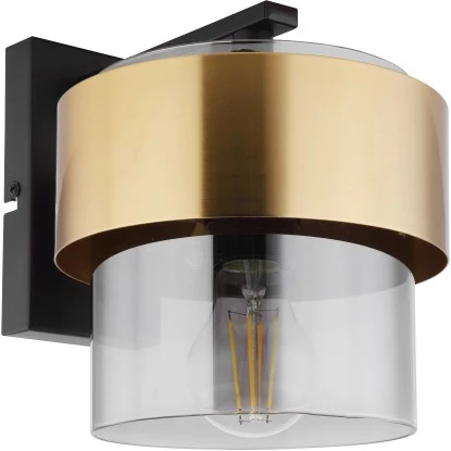 Globo Wandleuchte Milley Glas Messingring 3 Globo Wandleuchte Milley Glas Messingring – Bild 3