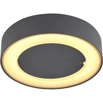 Globo Außenleuchte Sura Rund Anthrazit Ø 20 Cm 1 Globo Außenleuchte Sura Rund Anthrazit Ø 20 Cm