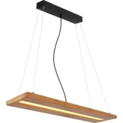 Globo LED-Hängeleuchte Alina Metall Schwarz Matt