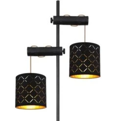 Globo Stehleuchte Clarke 2-flammig Metall Schwarz 8 Globo Stehleuchte Clarke 2-flammig Metall Schwarz -Globo Deutschland Verkaufsgeschäft 756930 3749 4