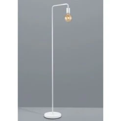 Trio Standlampe Diallo Weiß Matt 1-flammig E27 149 Cm