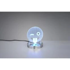 LED-Schreibtischlampe Smiley Chrom 1-flammig 3,2 W -Globo Deutschland Verkaufsgeschäft 763302 2451 3 HQ