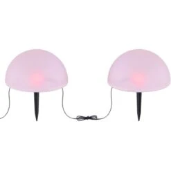Globo LED-Solaraußenleuchte 5 Halbkugeln Mit Erdspieß Und RGB-Kette -Globo Deutschland Verkaufsgeschäft 765926 3749 4