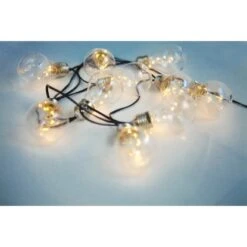 Globo LED-Solarlichterkette Kunststoff Silber-Grau -Globo Deutschland Verkaufsgeschäft 765929 3749 12