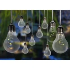 Globo LED-Solarlichterkette Kunststoff Silber-Grau -Globo Deutschland Verkaufsgeschäft 765929 3749 6