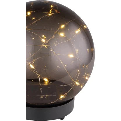 Globo LED-Solaraußenleuchte Kugel Ø 15 Cm Mit Lichterkette 20-flammig 4 Globo LED-Solaraußenleuchte Kugel Ø 15 Cm Mit Lichterkette 20-flammig – Bild 4