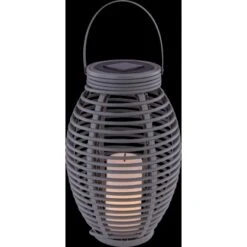 Globo LED-Solaraußenleuchte Laterne Mit Feuereffekt Kunststoff Grau Rattanoptik 12 Globo LED-Solaraußenleuchte Laterne Mit Feuereffekt Kunststoff Grau Rattanoptik -Globo Deutschland Verkaufsgeschäft 765947 3749 5
