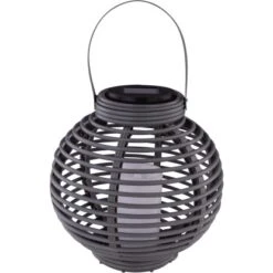 Globo LED-Solaraußenleuchte Laterne Kunststoff Taupe In Rattan Optik 13 Globo LED-Solaraußenleuchte Laterne Kunststoff Taupe In Rattan Optik -Globo Deutschland Verkaufsgeschäft 765948 3749 4