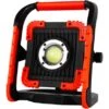 LED-Arbeitsleuchte Power Flood 30 W Akku Mit Powerbank Schwarz-Rot