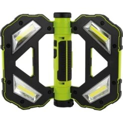 LED-Arbeitsleuchte Butterfly 4 X 2 W Akku Magnetisch Inkl. USB-Kabel Schwarz-Grü