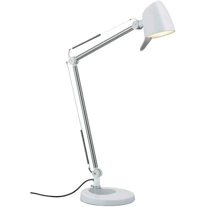 Trio LED-Schreibtischlampe Rado Weiß Matt 1-flammig 2 Trio LED-Schreibtischlampe Rado Weiß Matt 1-flammig – Bild 2