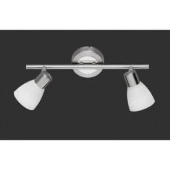 Trio LED-Spot 2er Caprico Nickel Matt Dimmbar