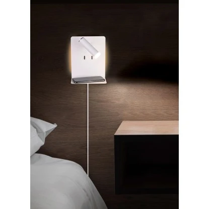 Trio LED-Wandleuchte Element Weiß Matt Metall 4 Trio LED-Wandleuchte Element Weiß Matt Metall – Bild 4