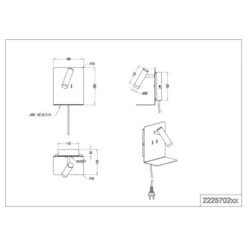 Trio LED-Wandleuchte Element Weiß Matt Metall 12 Trio LED-Wandleuchte Element Weiß Matt Metall -Globo Deutschland Verkaufsgeschäft 789538 11182 WRD 2