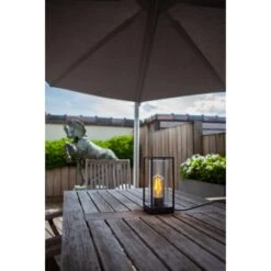 Lutec Außenwandleuchte Flair In Gerahmtem Design