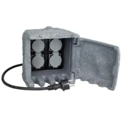 Paulmann Energiestation Steinoptik 4-fach Steckdose