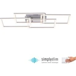 Leuchten Direkt LED-Deckenleuchte Iven 70 Cm X 34,5 Cm 13 Leuchten Direkt LED-Deckenleuchte Iven 70 Cm X 34,5 Cm -Globo Deutschland Verkaufsgeschäft 846642 2426 01