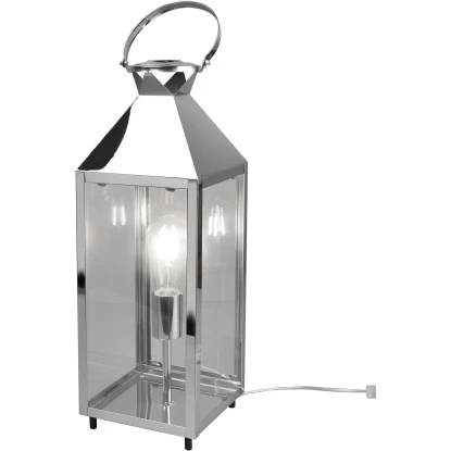 Reality Tischlampe Farola Chrom 61,5 X 19 X 19 Cm 2 Reality Tischlampe Farola Chrom 61,5 X 19 X 19 Cm – Bild 2